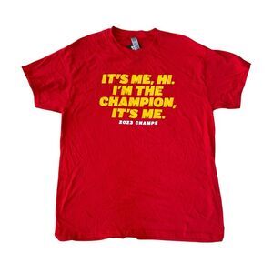 BreakingT Mens NFL Kansas City Chiefs I’m The Champion Shirt size L NWT